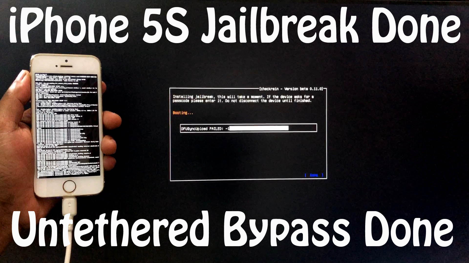 Windows Iphone 5s Jailbreak Done Bypass Untethered Iphone 5s Icloud Activation Lock 21 Icloudfrp